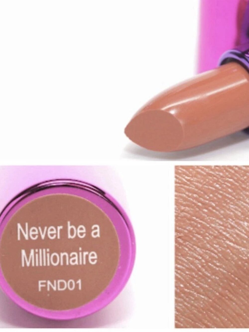 Revolution Lip Geek Lipstick Never Be A Millionaire - Picture 2 of 4